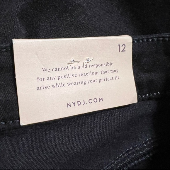 NWT NYDJ Sheri Slim Black - Picture 10 of 14